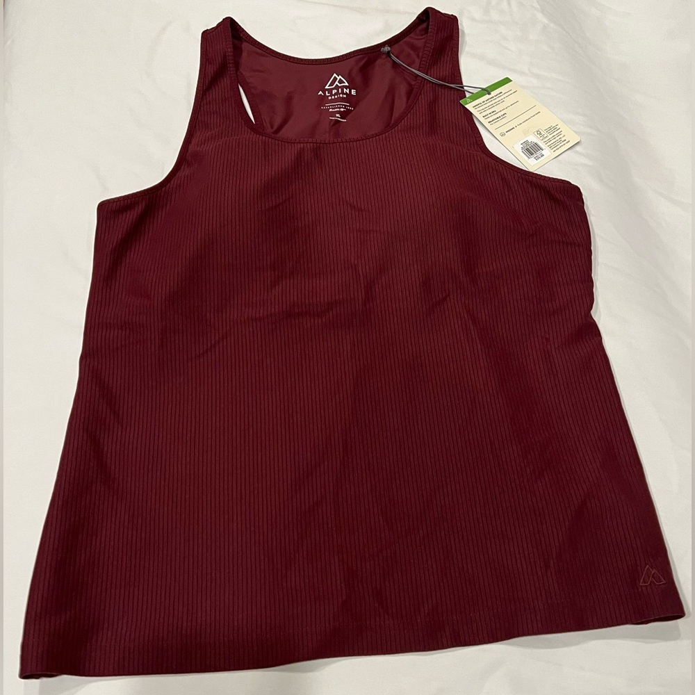 Alpine Design Women's Ascent Bra Ribbed Racerback Tank Top XL - Picture 8 of 8